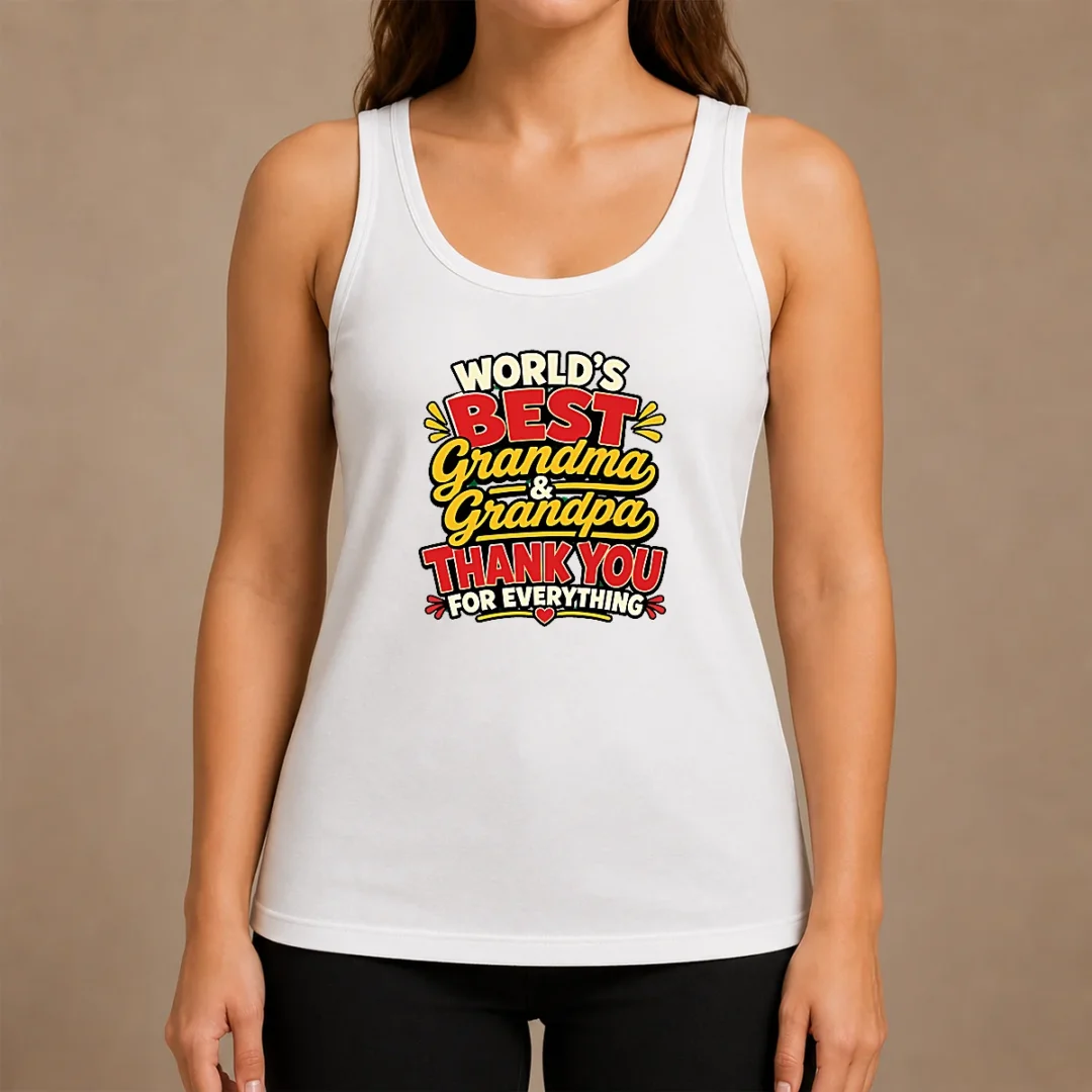 Premium Good Grandparents Day Thank You Cartoon For Family Gifts Tank Top Premium Good Grandparents Day Thank You Cartoon For Family Gifts Tank Top