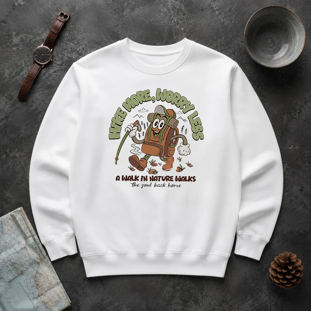 Premium Good Hike More Worry Less A Walk In Nature Walks The Soul Back Home Sweater Premium Good Hike More Worry Less A Walk In Nature Walks The Soul Back Home Sweater
