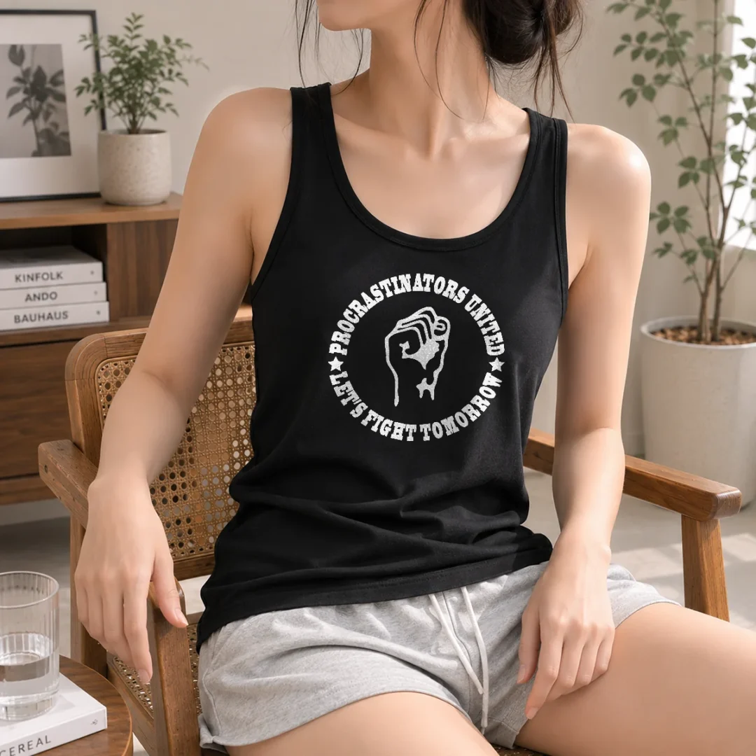 premium-good-procrastinators-union-let-s-fight-tomorrow-geek-tank-top Premium Good Procrastinators Union Let'S Fight Tomorrow Geek Tank Top