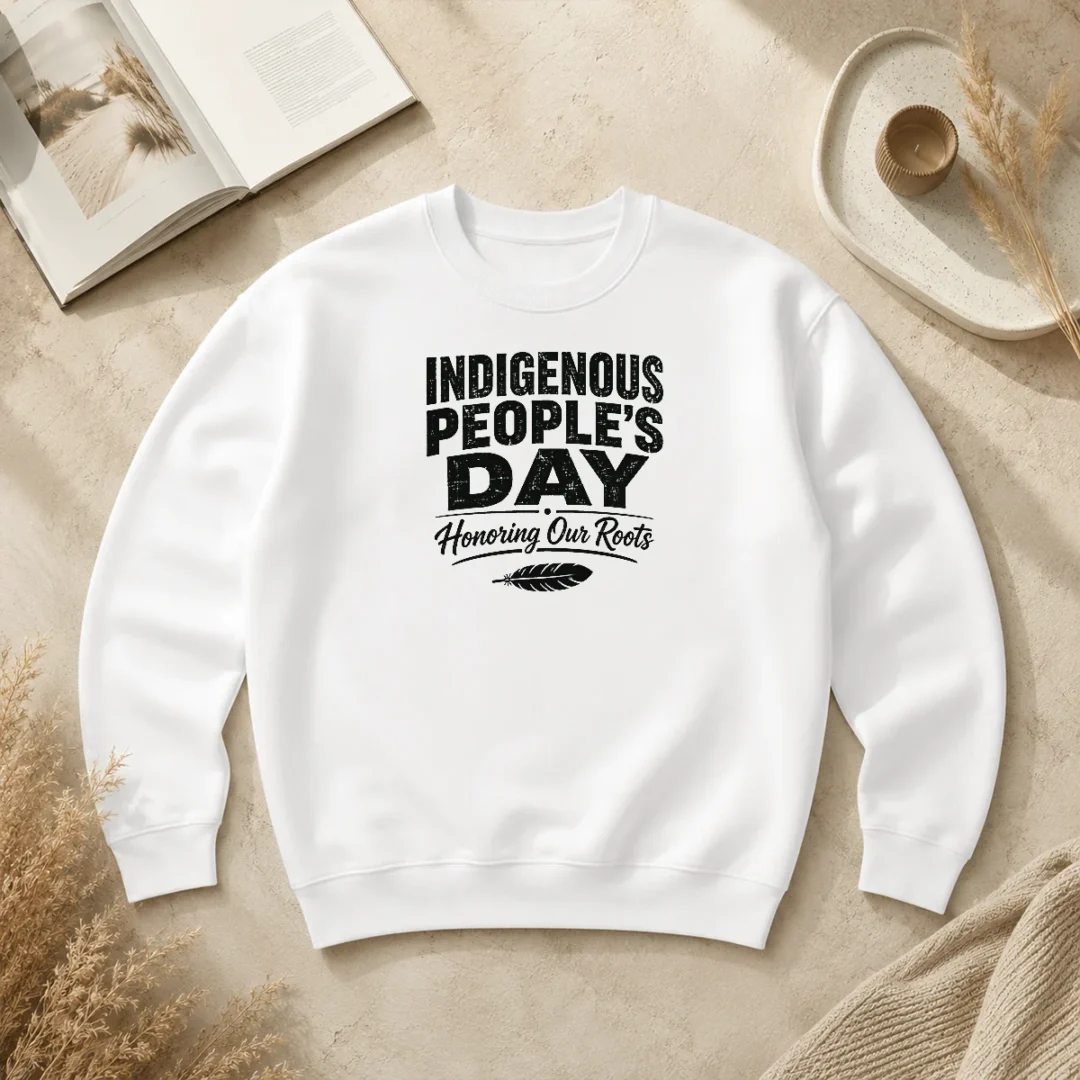 Premium Happy Indigenous Peoples Day Pride Silhouette Sweater Premium Happy Indigenous Peoples Day Pride Silhouette Sweater
