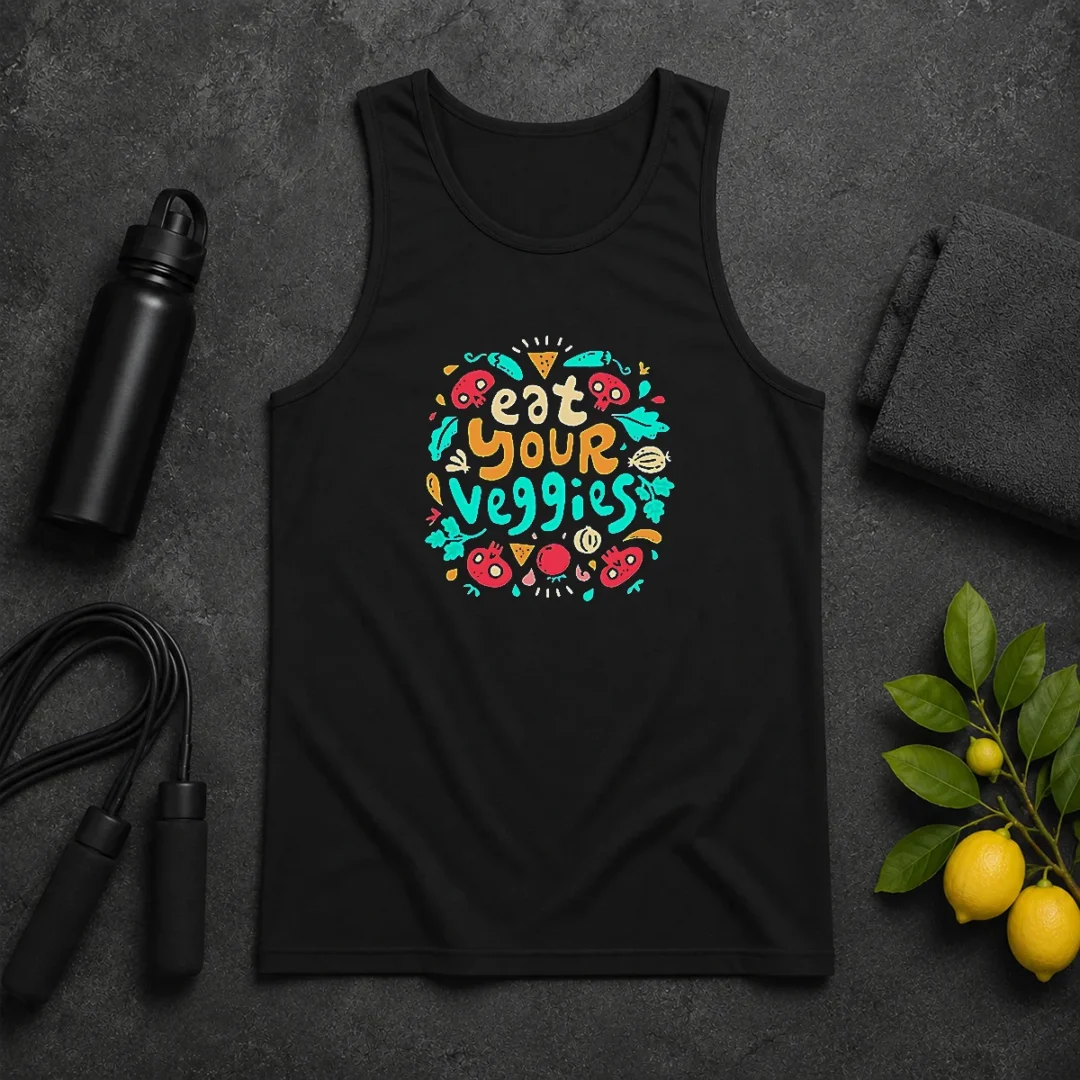 Premium Hot Eat Your Veggies Healthy Eating Vegetables Tank Top Premium Hot Eat Your Veggies Healthy Eating Vegetables Tank Top