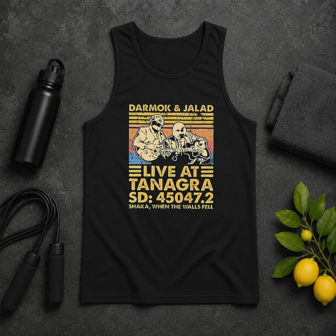 Premium Hot Vintage Darmok And Jalad Live At Tanagra Shaka When The Walls Fell Tank Top Premium Hot Vintage Darmok And Jalad Live At Tanagra Shaka When The Walls Fell Tank Top
