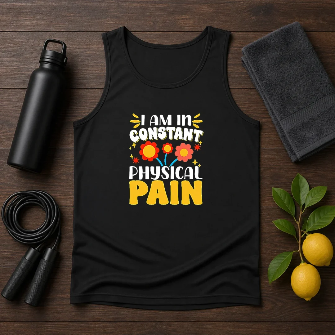 premium-i-am-in-constant-physical-pain-retro-floral-tank-top Premium I Am In Constant Physical Pain Retro Floral Tank Top