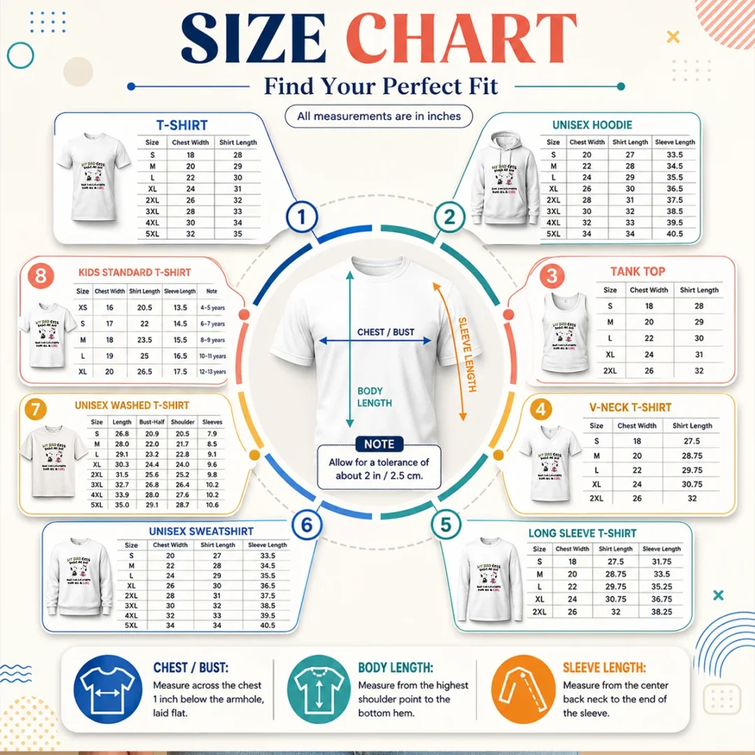 premium-my-dad-gets-mad-at-me-but-i-m-literally-him-as-a-girl-snoopy-size-chart Size chart for Premium My Dad Gets Mad At Me But I'M Literally Him As A Girl Snoopy with measurements in inches and cm to help choose the right fit