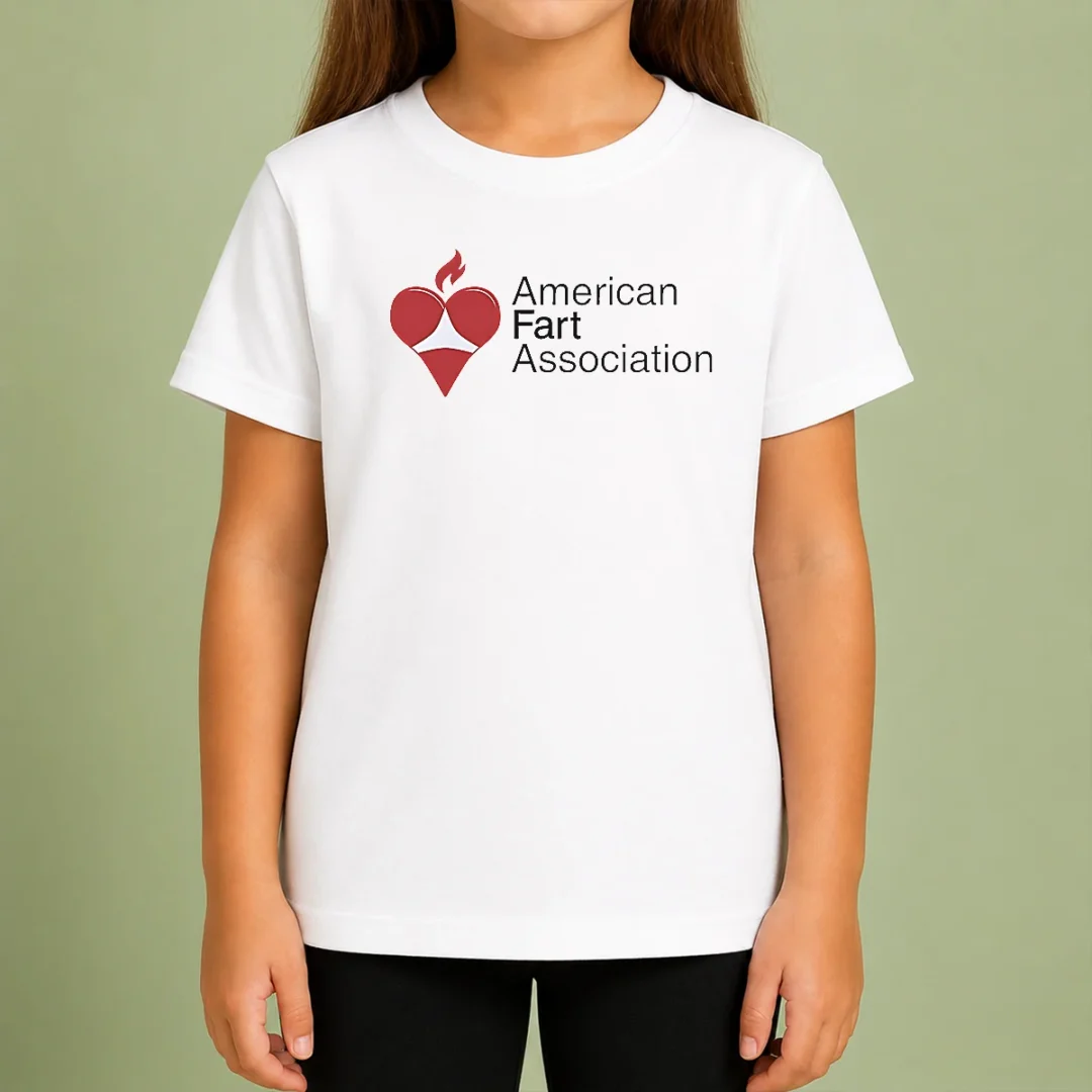 premium-nice-american-fart-association-parody-logo-kids-t-shirt Premium Nice American Fart Association Parody Logo Kids T-Shirt