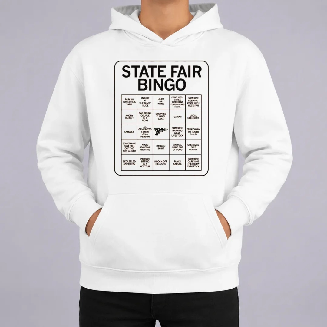 Premium Nice State Fair Bingo 2026 Hoodie Premium Nice State Fair Bingo 2026 Hoodie