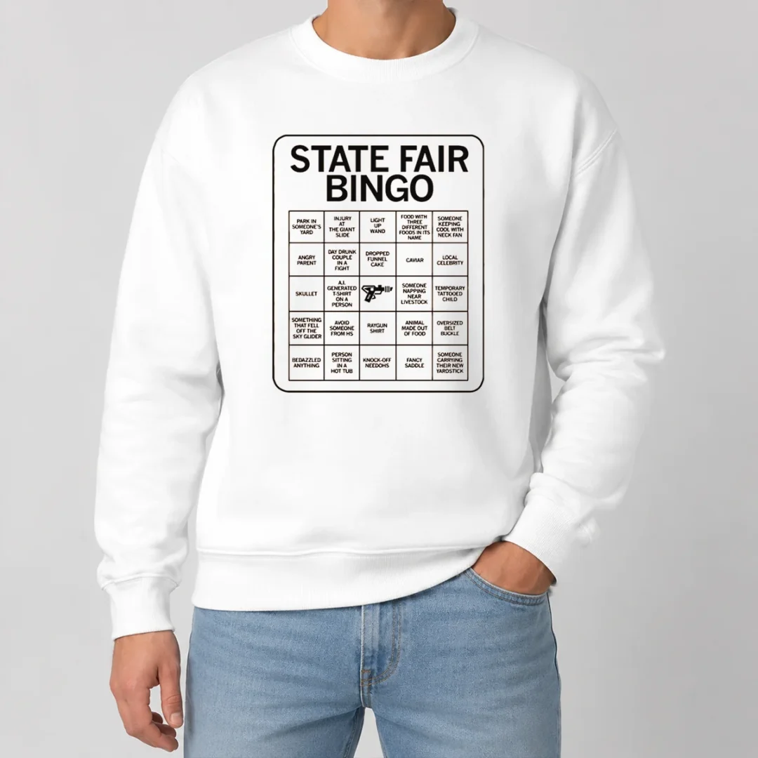 Premium Nice State Fair Bingo 2026 Sweater Premium Nice State Fair Bingo 2026 Sweater