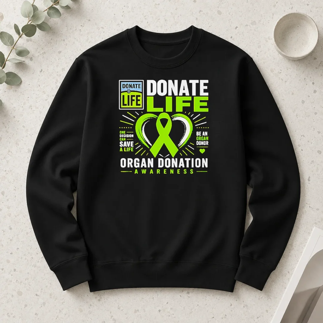premium-original-donate-life-one-decision-can-save-a-life-be-an-organ-donor-organ-donation-awareness-long Premium Original Donate Life One Decision Can Save A Life Be An Organ Donor Organ Donation Awareness Long Sleeve Shirt