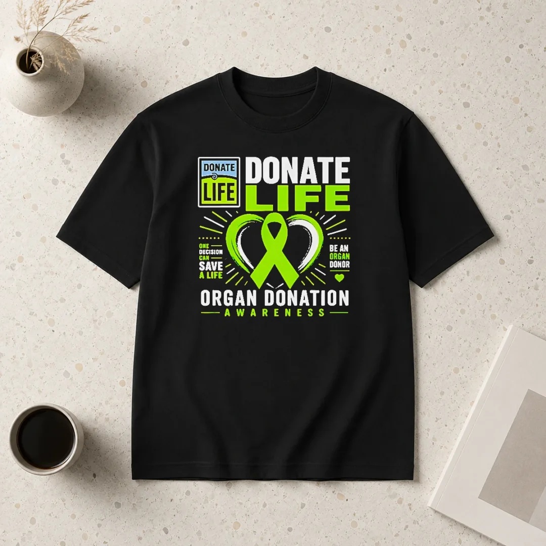 premium-original-donate-life-one-decision-can-save-a-life-be-an-organ-donor-organ-donation-awareness-t-shirt Premium Original Donate Life One Decision Can Save A Life Be An Organ Donor Organ Donation Awareness