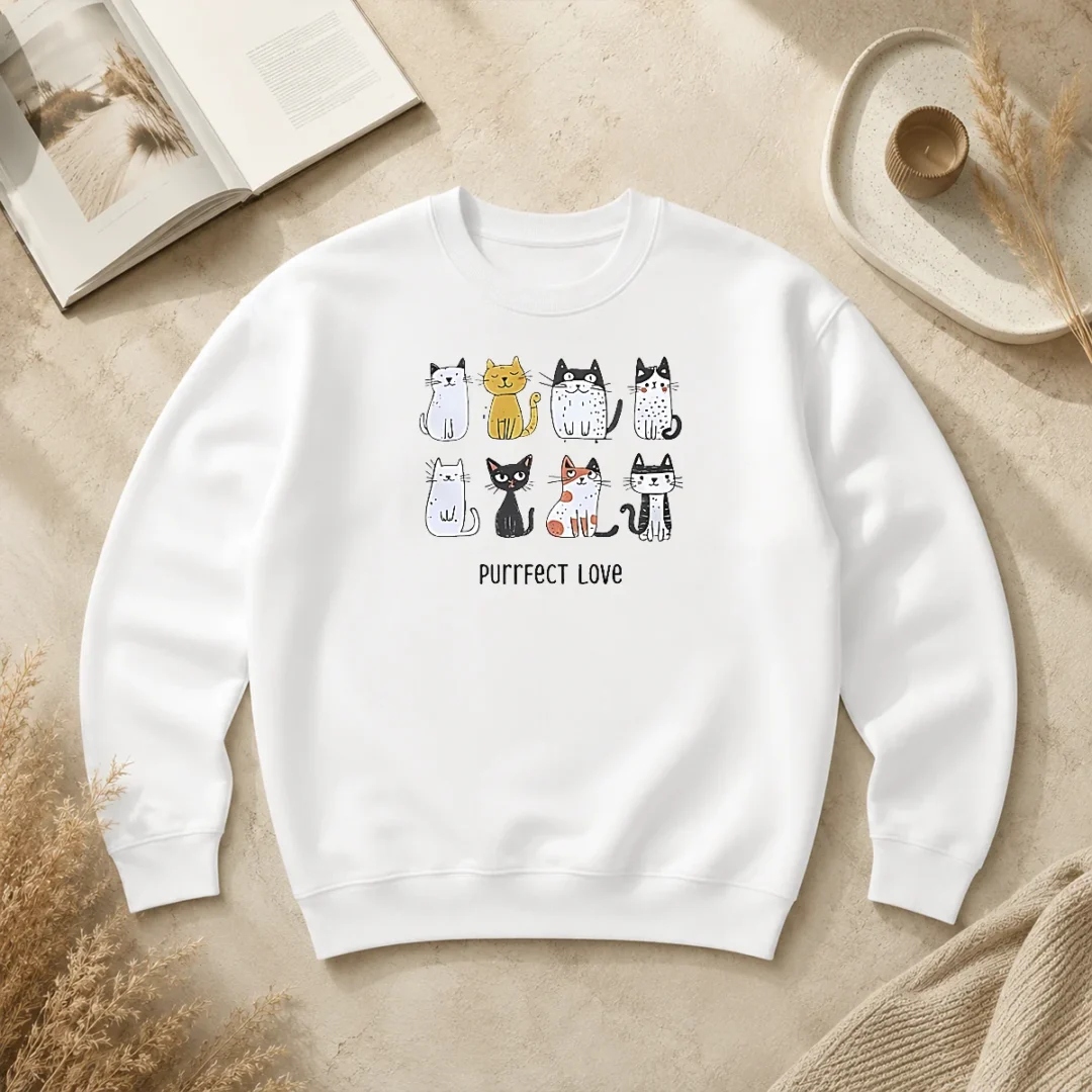 Premium Original Purrfect Love Cat 2026 Sweater Premium Original Purrfect Love Cat 2026 Sweater