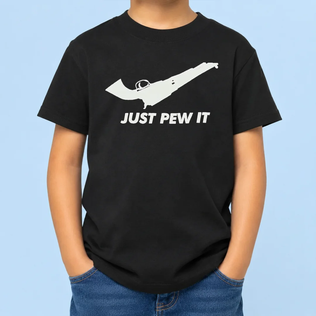 premium-pretty-just-pew-it-gun-firearm-pistol-shooting-kids-t-shirt Premium Pretty Just Pew It Gun Firearm Pistol Shooting Kids T-Shirt