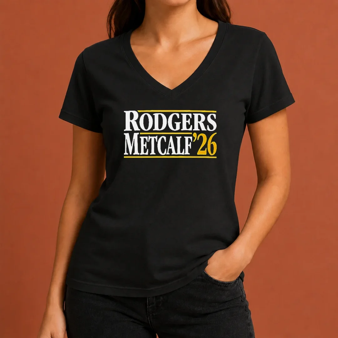 premium-pretty-rodgers-metcalf-26-nfl-v-neck-shirt Premium Pretty Rodgers Metcalf '26 NFL V-Neck Shirt