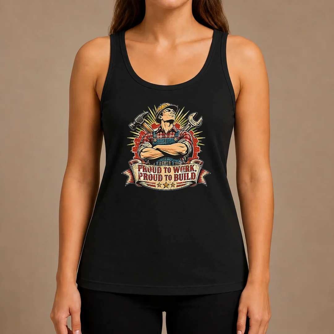premium-pretty-vintage-labour-day-proud-worker-graphic-tank-top Premium Pretty Vintage Labour Day Proud Worker Graphic Tank Top