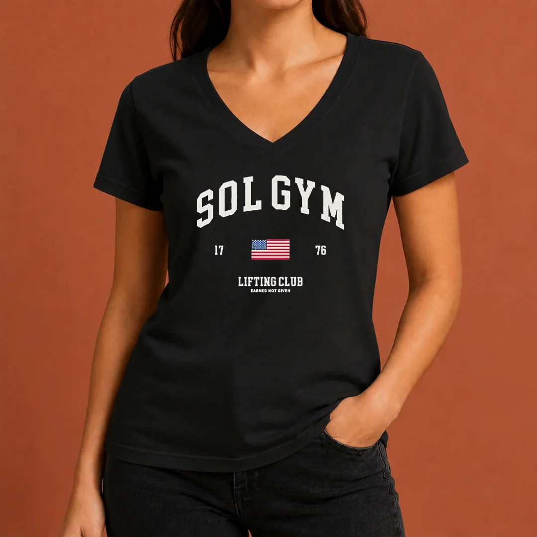 premium-solgym-lifting-club-earned-not-given-1776-distressed-v-neck-shirt Premium Solgym Lifting Club Earned Not Given 1776 Distressed V-Neck Shirt