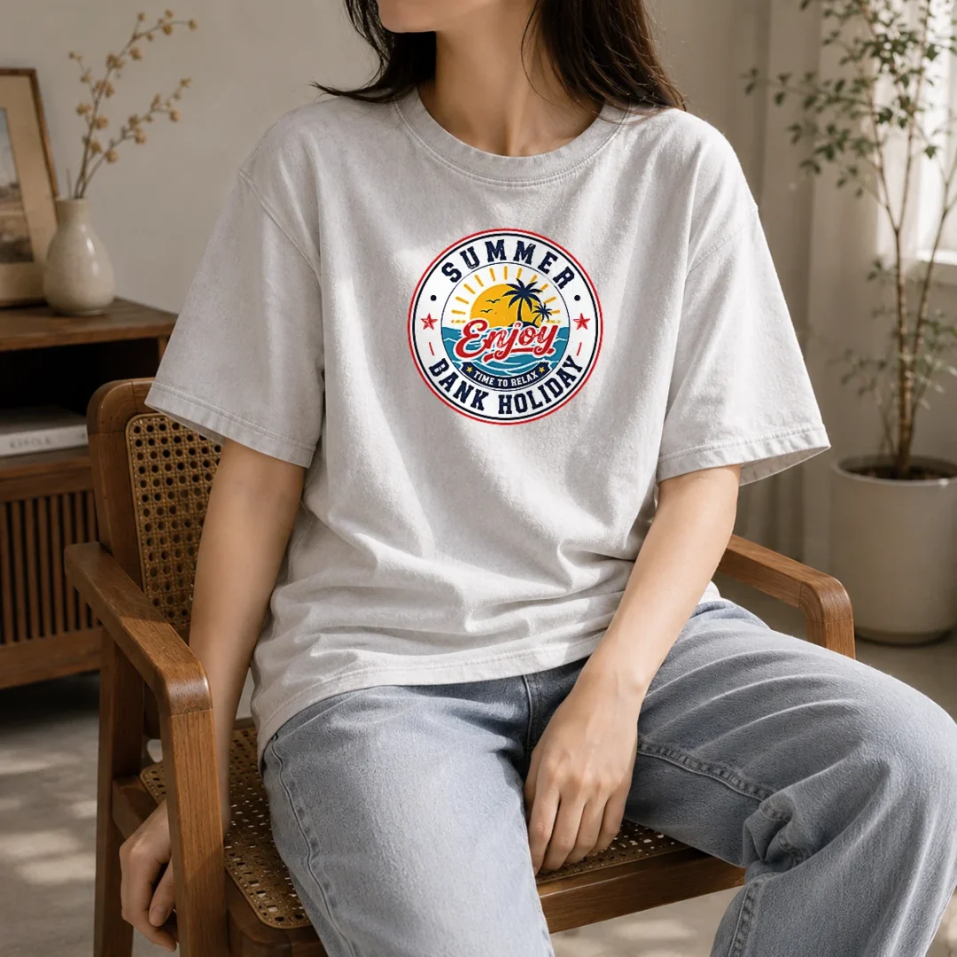 premium-vintage-badge-summer-bank-holiday-enjoy-relax-palm-washed-t-shirt Premium Vintage Badge Summer Bank Holiday Enjoy Relax Palm Washed T-Shirt
