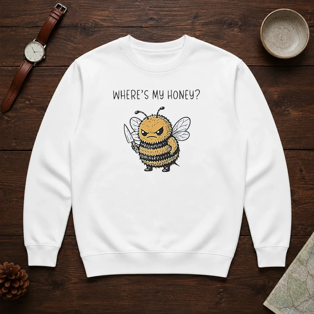 premium-where-s-my-honey-angry-bee-with-a-knife-sweater Premium Where'S My Honey Angry Bee With A Knife Sweater