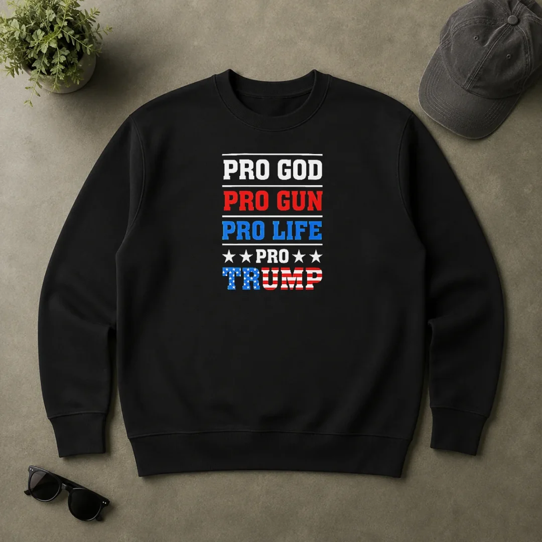 Pretty Awesome Pro God Pro Gun Pro Life Pro Trump Conservative Sweater Pretty Awesome Pro God Pro Gun Pro Life Pro Trump Conservative Sweater