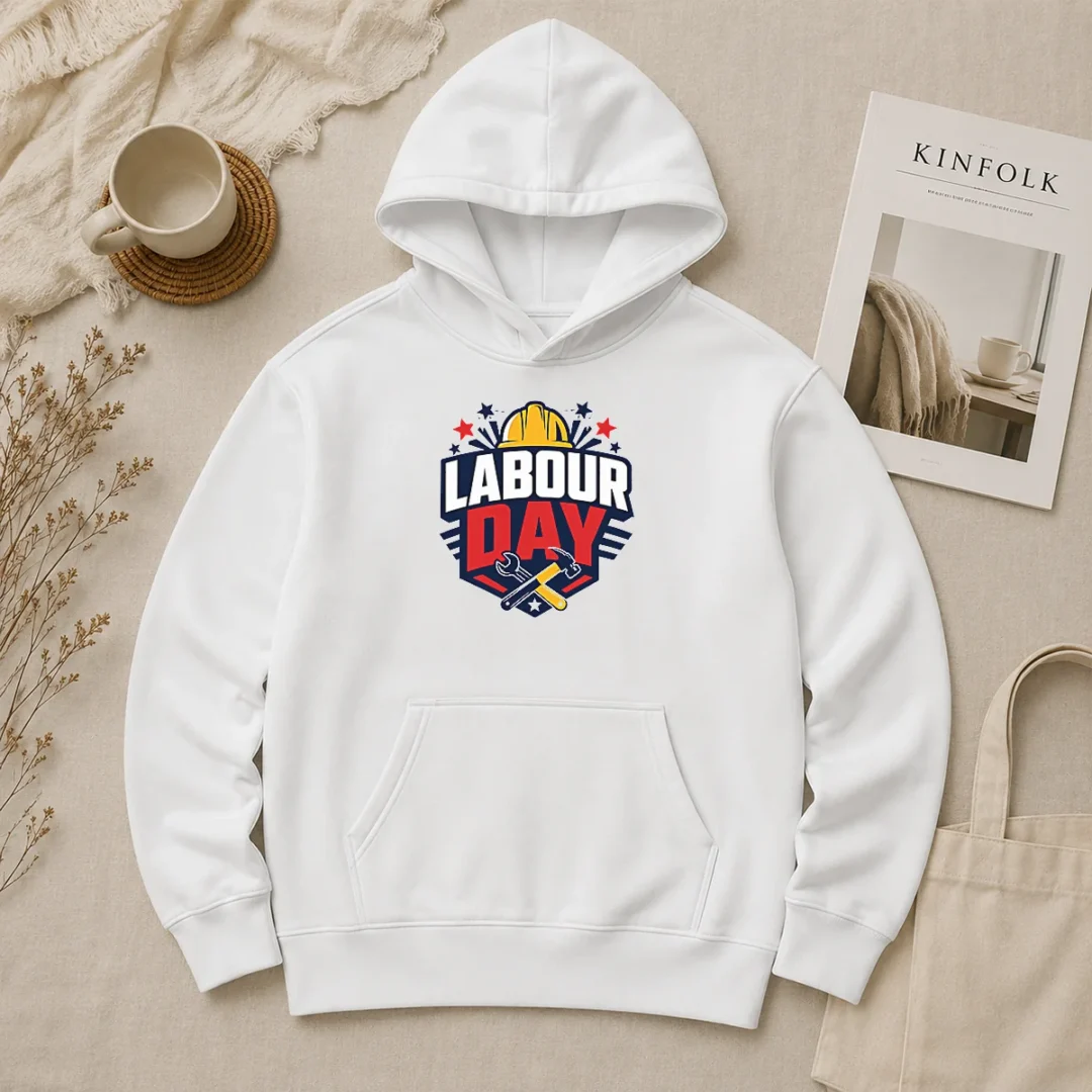 Pretty Bold Shield Badge Labour Day Construction Tools Hoodie Pretty Bold Shield Badge Labour Day Construction Tools Hoodie