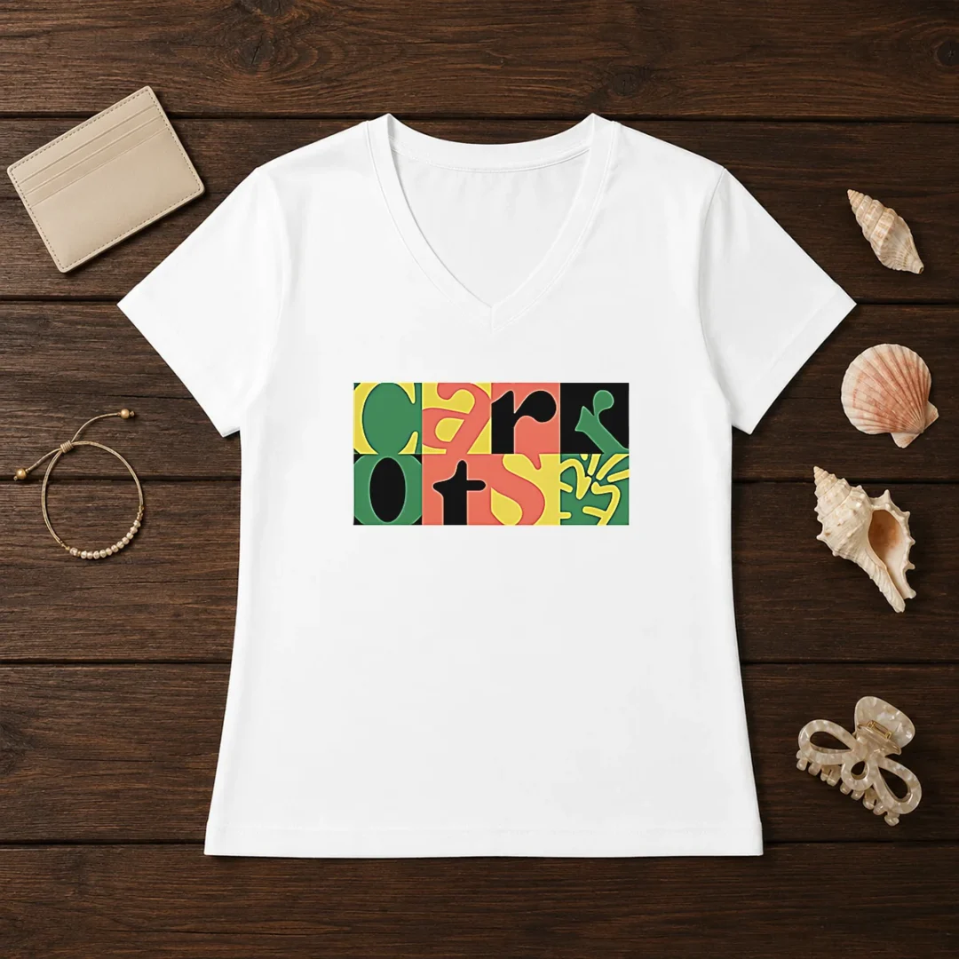 pretty-carrots-brand-anwar-carrots-v-neck-shirt Pretty Carrots Brand Anwar Carrots V-Neck Shirt
