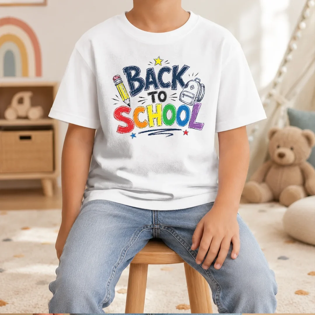 pretty-colorful-bubble-letters-back-to-school-rainbow-kids-t-shirt Pretty Colorful Bubble Letters Back To School Rainbow Kids T-Shirt