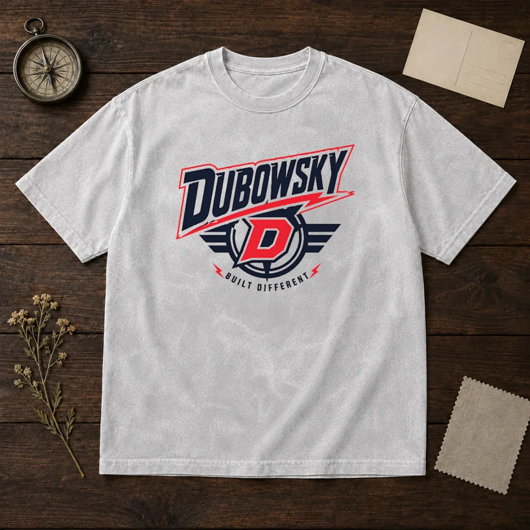 pretty-dubowsky-built-different-lightning-bolt-sports-logo-washed-t-shirt Pretty Dubowsky Built Different Lightning Bolt Sports Logo Washed T-Shirt