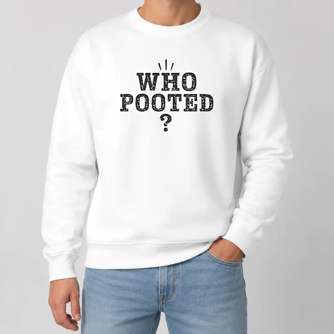 Pretty Funny WHO Pooted Fart Joke Silly Sweater Pretty Funny WHO Pooted Fart Joke Silly Sweater