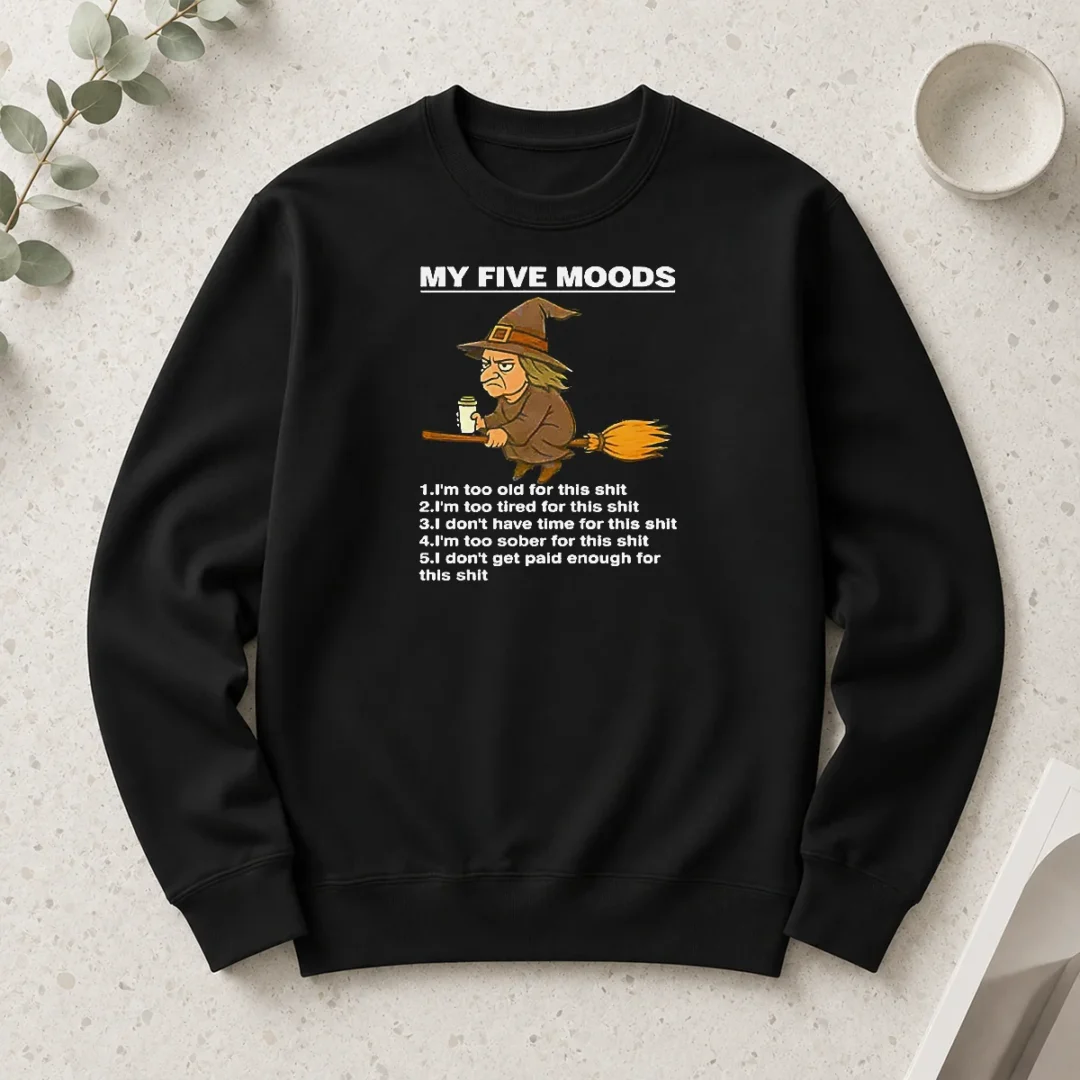 pretty-good-my-five-moods-witch-coffee-slogan-sarcastic-long-sleeve-shirt Pretty Good My Five Moods Witch Coffee Slogan Sarcastic Long Sleeve Shirt