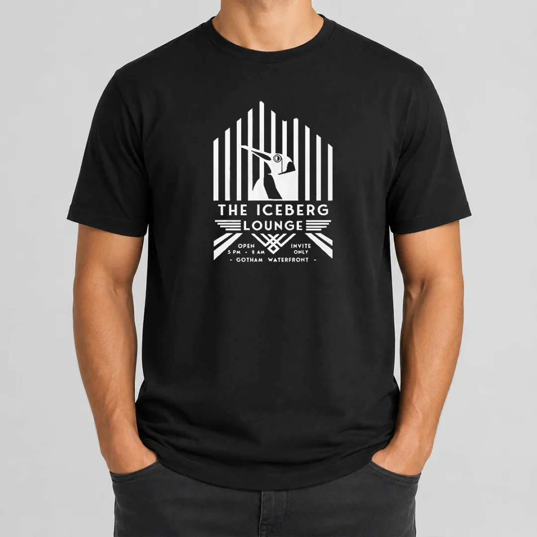 Pretty Good Penguin The Iceberg Lounge Open Invite Gotham Waterfront t shirt Pretty Good Penguin The Iceberg Lounge Open Invite Gotham Waterfront