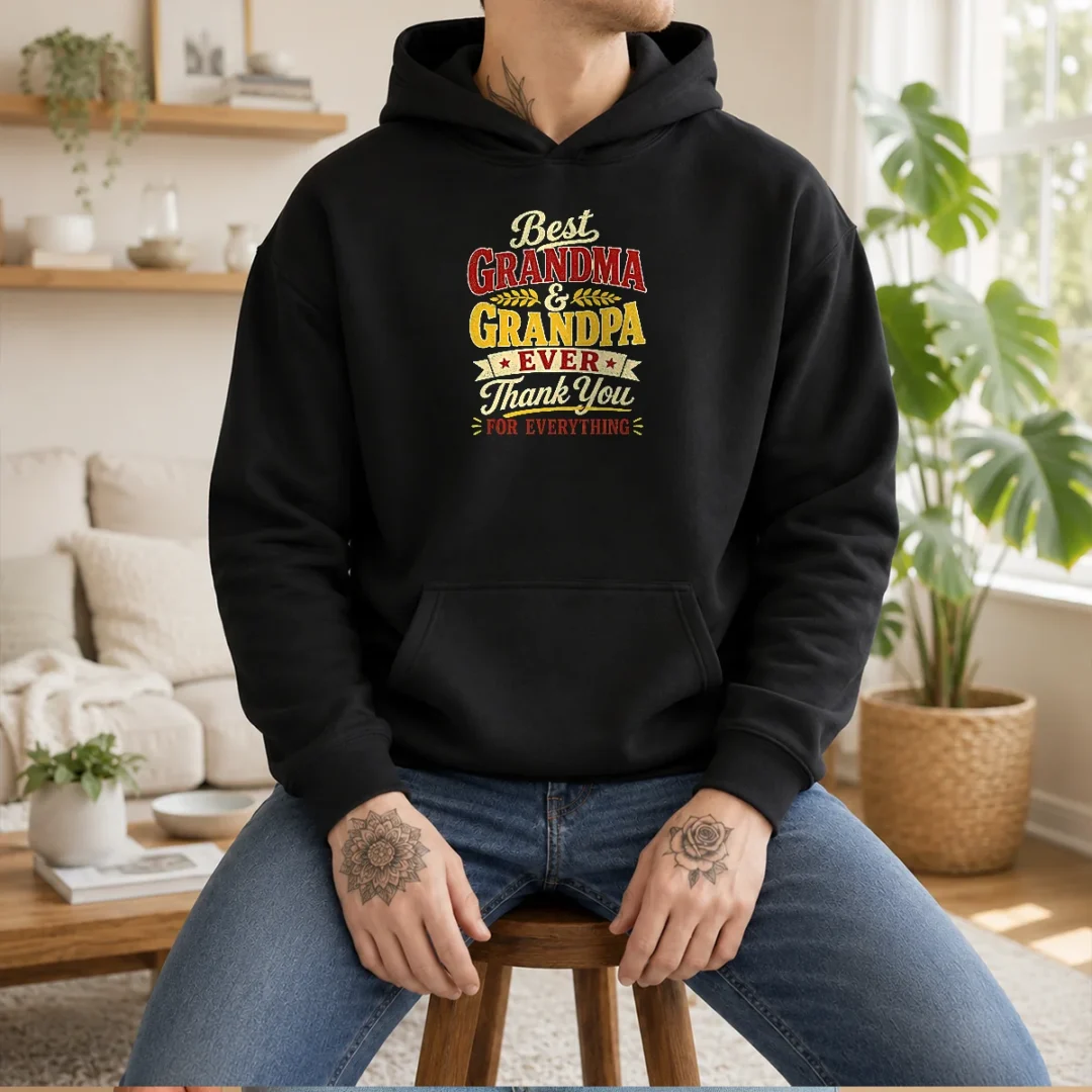 pretty-grandparents-day-best-grandma-grandpa-typography-hoodie Pretty Grandparents Day Best Grandma Grandpa Typography Hoodie
