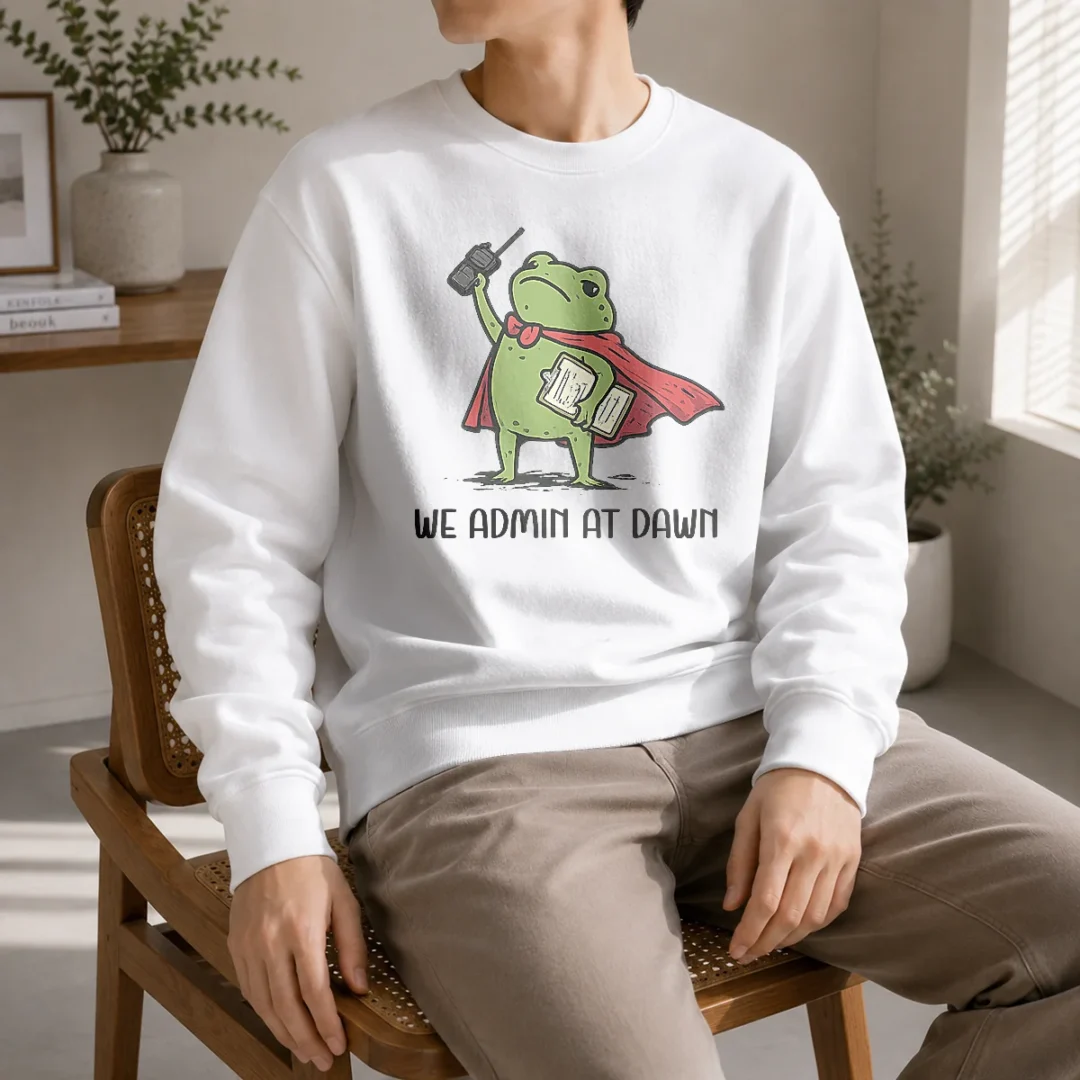 pretty-hot-we-admin-at-dawn-assistant-principal-frog-sweater Pretty Hot We Admin At Dawn Assistant Principal Frog Sweater