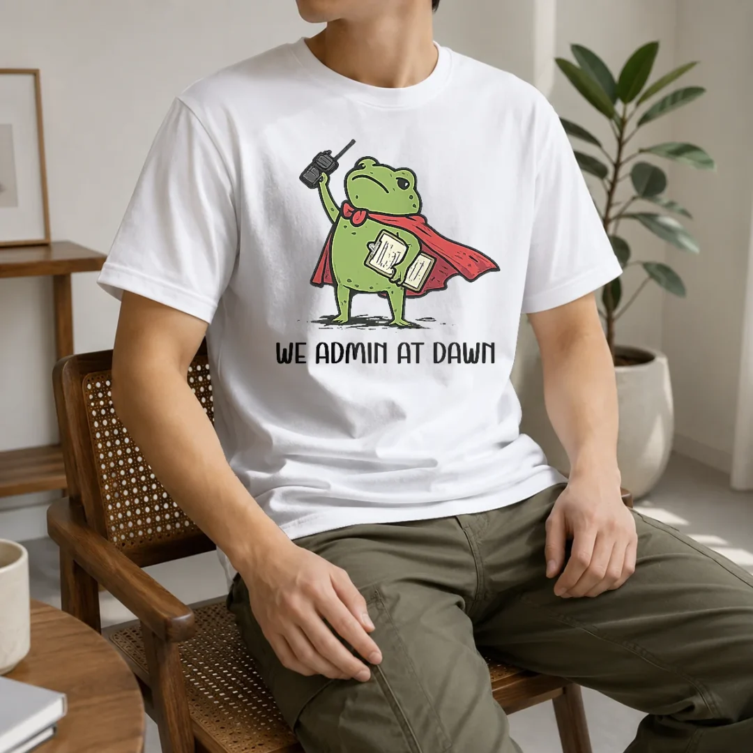 pretty-hot-we-admin-at-dawn-assistant-principal-frog-t-shirt Pretty Hot We Admin At Dawn Assistant Principal Frog