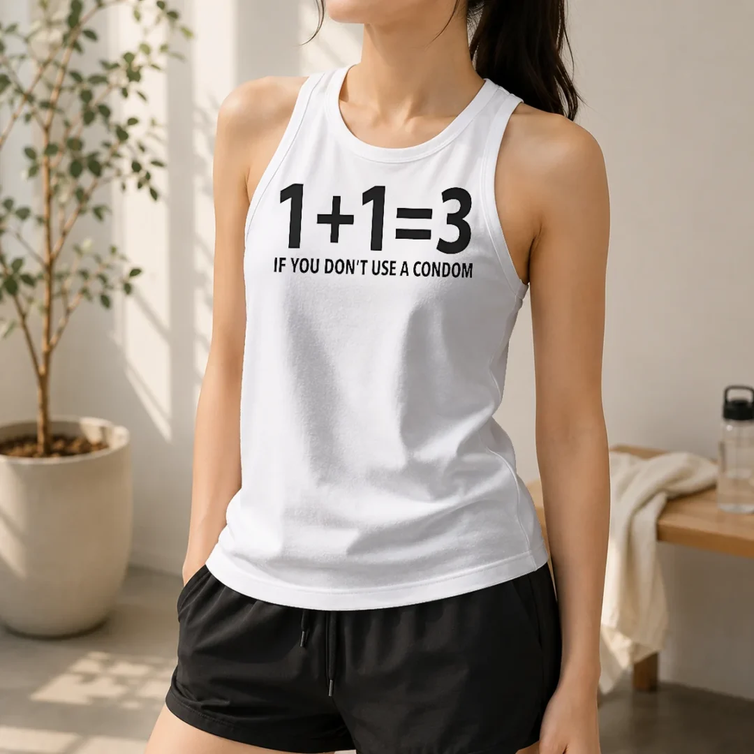 pretty-if-you-don-t-use-a-condom-contraception-joke-tank-top Pretty If You Don'T Use A Condom Contraception Joke Tank Top