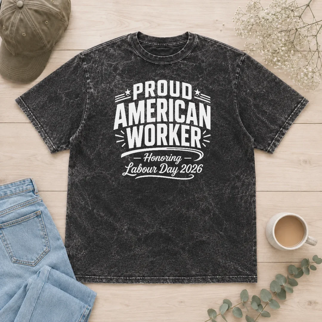 pretty-labour-day-2026-proud-american-worker-line-art-washed-t-shirt Pretty Labour Day 2026 Proud American Worker Line Art Washed T-Shirt