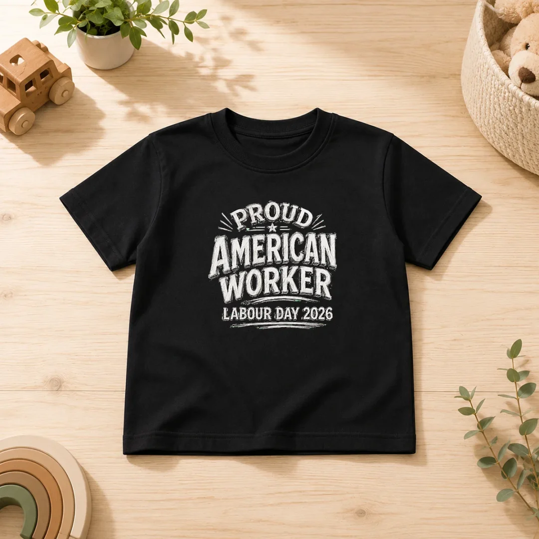 pretty-labour-day-proud-american-worker-sketch-kids-t-shirt-kid-t-shirt Pretty Labour Day Proud American Worker Sketch Kids T-Shirt