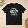 Pretty Labour Day Proud American Worker Sketch