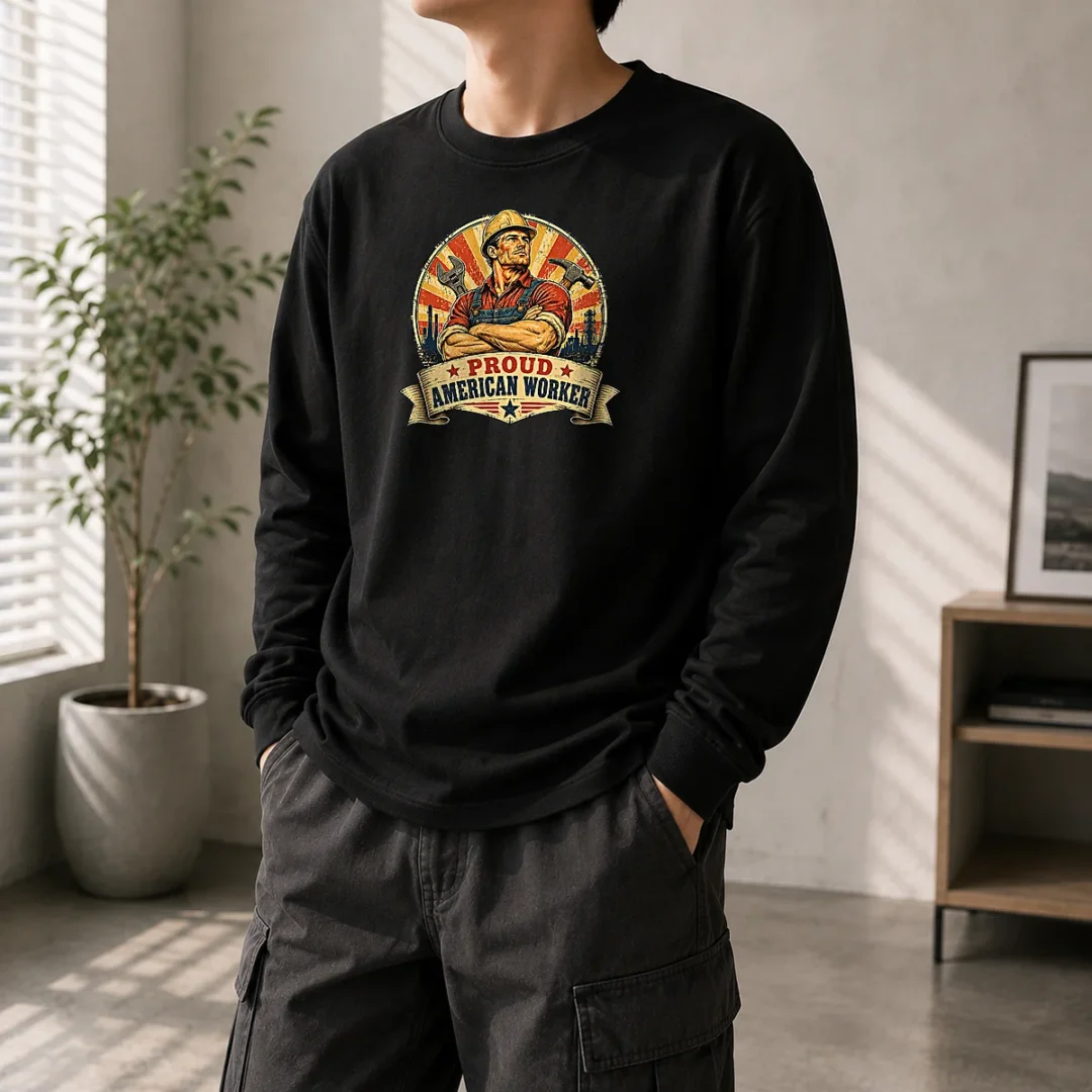 pretty-labour-day-proud-american-worker-vintage-long-sleeve-shirt Pretty Labour Day Proud American Worker Vintage Long Sleeve Shirt