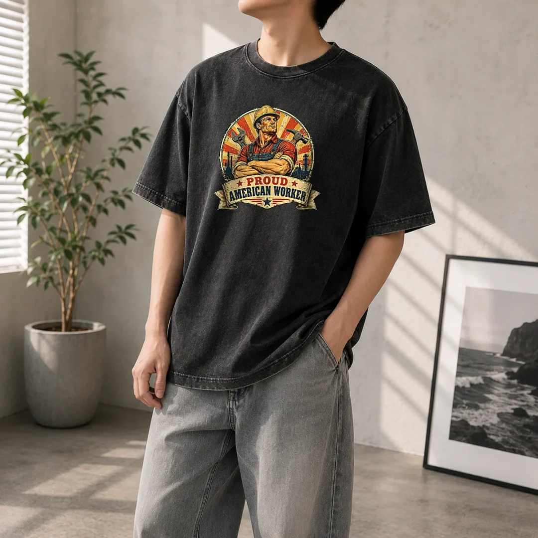 pretty-labour-day-proud-american-worker-vintage-washed-t-shirt Pretty Labour Day Proud American Worker Vintage Washed T-Shirt