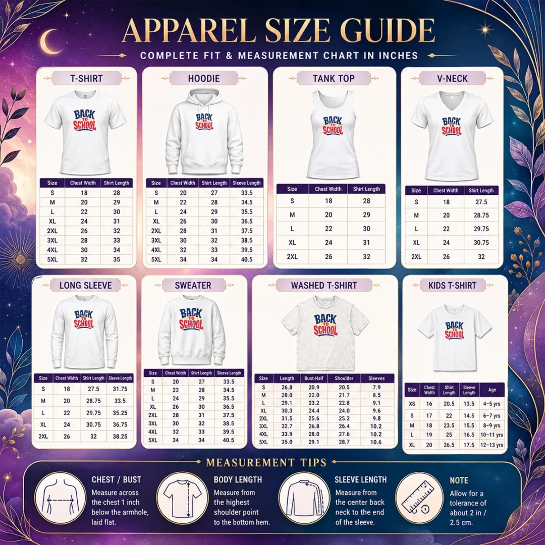 pretty-premium-pixel-art-8-bit-back-to-school-backpack-globe-size-chart-1 Size chart for Pretty Premium Pixel Art 8 Bit Back To School Backpack Globe with measurements in inches and cm to help choose the right fit
