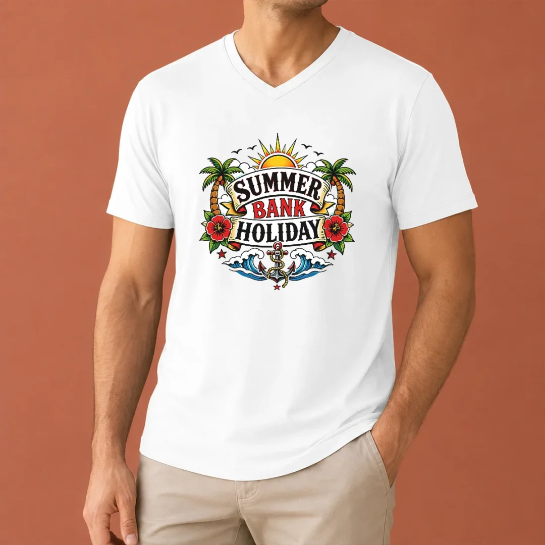 pretty-premium-traditional-tattoo-summer-bank-holiday-anchor-hibiscus-v-neck-shirt Pretty Premium Traditional Tattoo Summer Bank Holiday Anchor Hibiscus V-Neck Shirt