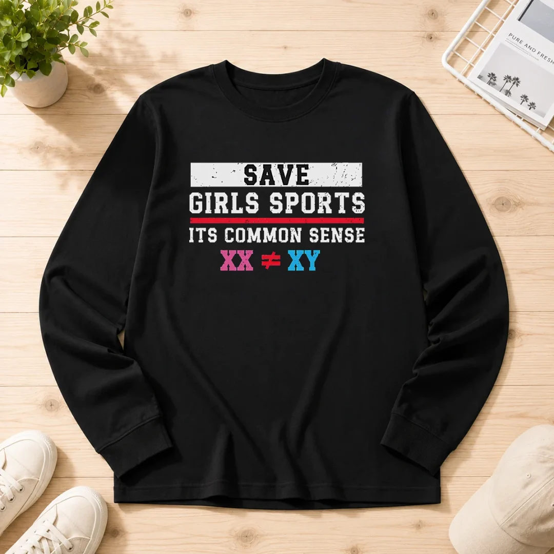 pretty-save-girls-sports-common-sense-statement-long-sleeve-shirt Pretty Save Girls Sports Common Sense Statement Long Sleeve Shirt