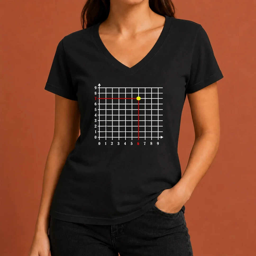 pretty-six-seven-coordinate-geek-v-neck-shirt Pretty Six Seven Coordinate Geek V-Neck Shirt