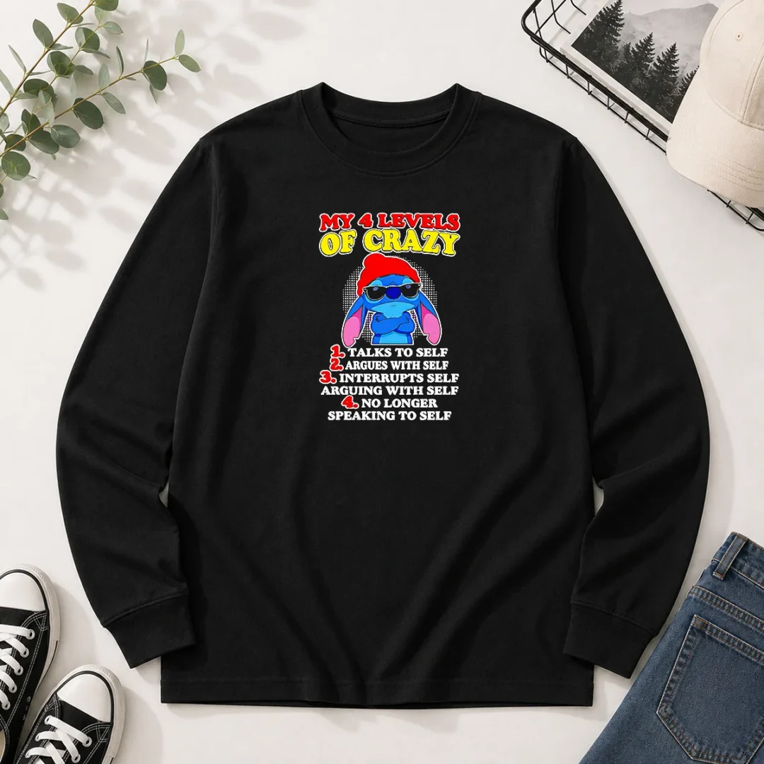 pretty-stitch-lilo-and-stitch-my-4-levels-of-crazy-talks-to-self-argues-with-self-long-sleeve-shirt Pretty Stitch Lilo And Stitch My 4 Levels Of Crazy Talks To Self Argues With Self Long Sleeve Shirt