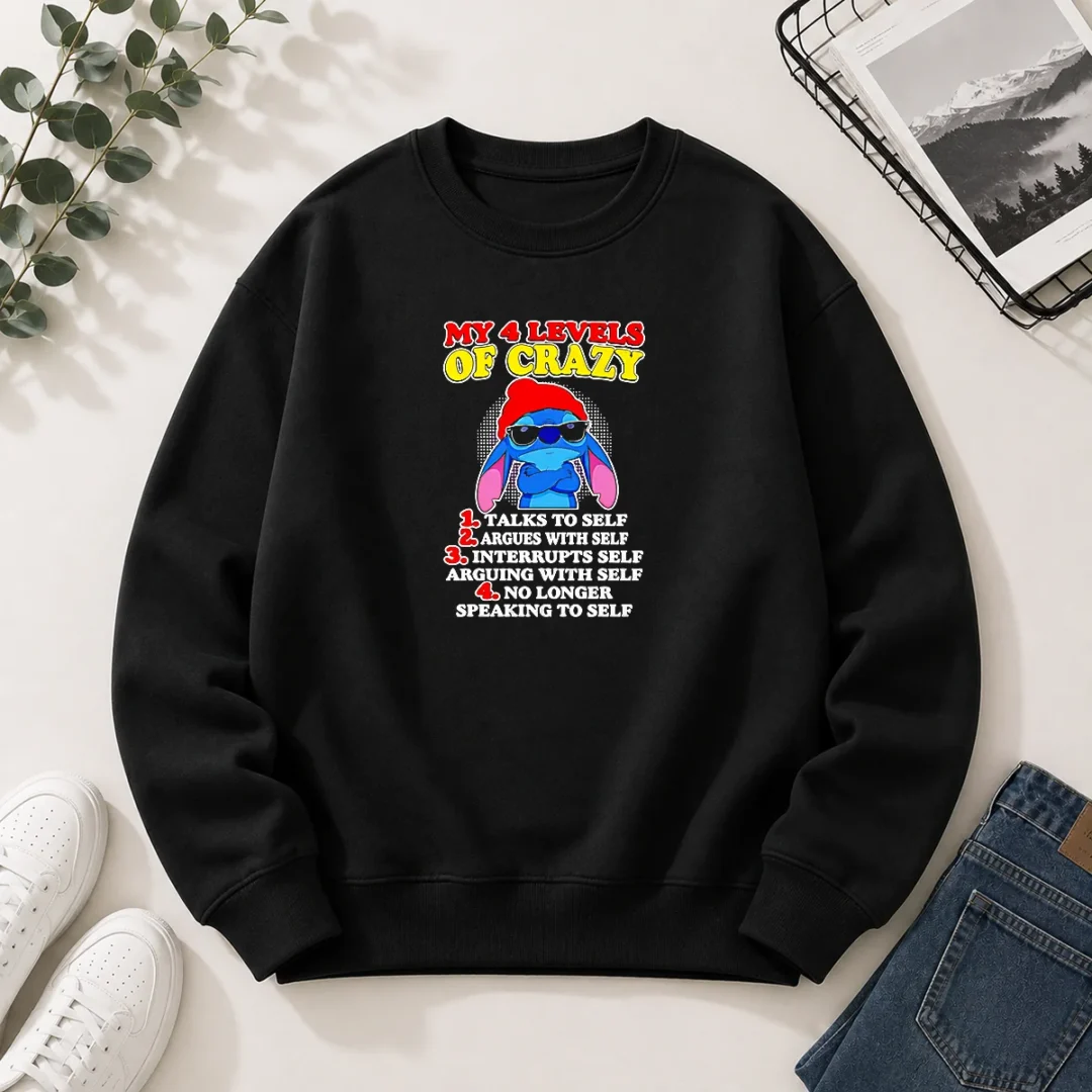 pretty-stitch-lilo-and-stitch-my-4-levels-of-crazy-talks-to-self-argues-with-self-sweater Pretty Stitch Lilo And Stitch My 4 Levels Of Crazy Talks To Self Argues With Self Sweater
