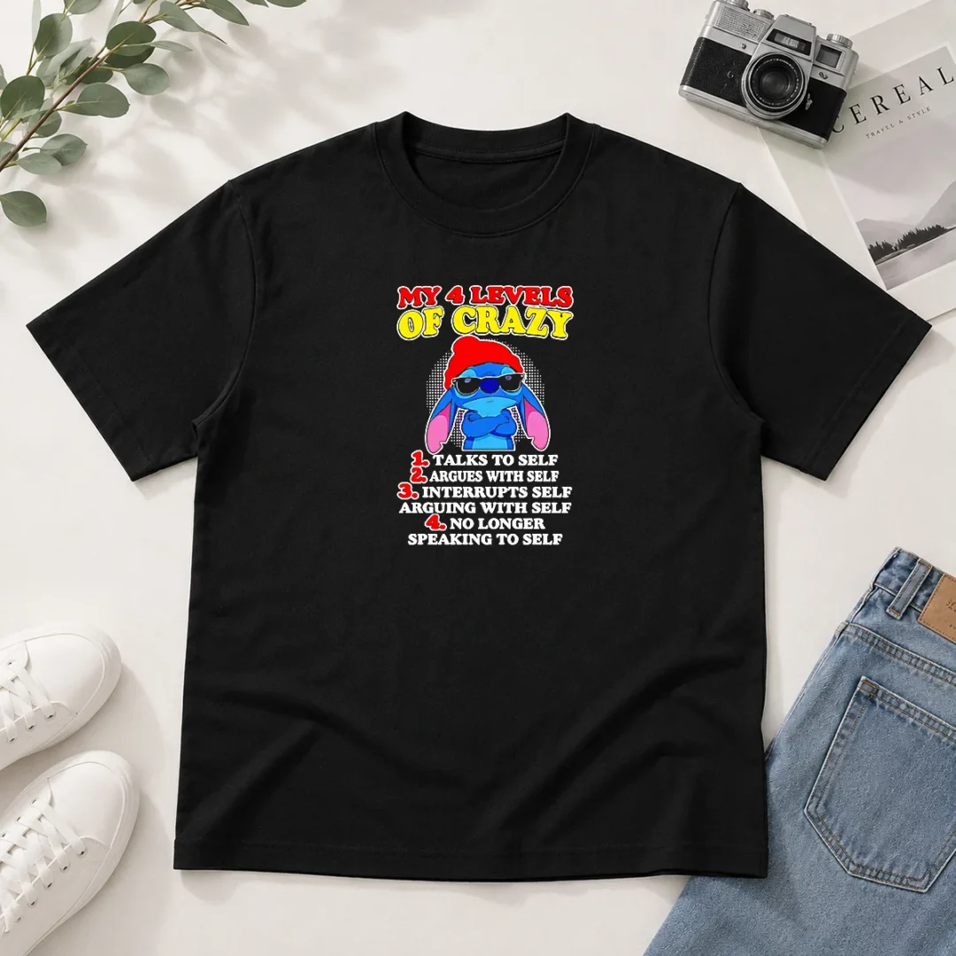 pretty-stitch-lilo-and-stitch-my-4-levels-of-crazy-talks-to-self-argues-with-self-t-shirt Pretty Stitch Lilo And Stitch My 4 Levels Of Crazy Talks To Self Argues With Self