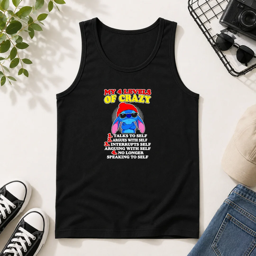 pretty-stitch-lilo-and-stitch-my-4-levels-of-crazy-talks-to-self-argues-with-self-tank-top Pretty Stitch Lilo And Stitch My 4 Levels Of Crazy Talks To Self Argues With Self Tank Top