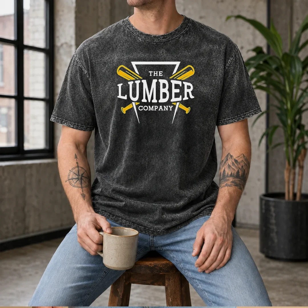 pretty-the-lumber-company-baseball-bats-sports-washed-t-shirt Pretty The Lumber Company Baseball Bats Sports Washed T-Shirt
