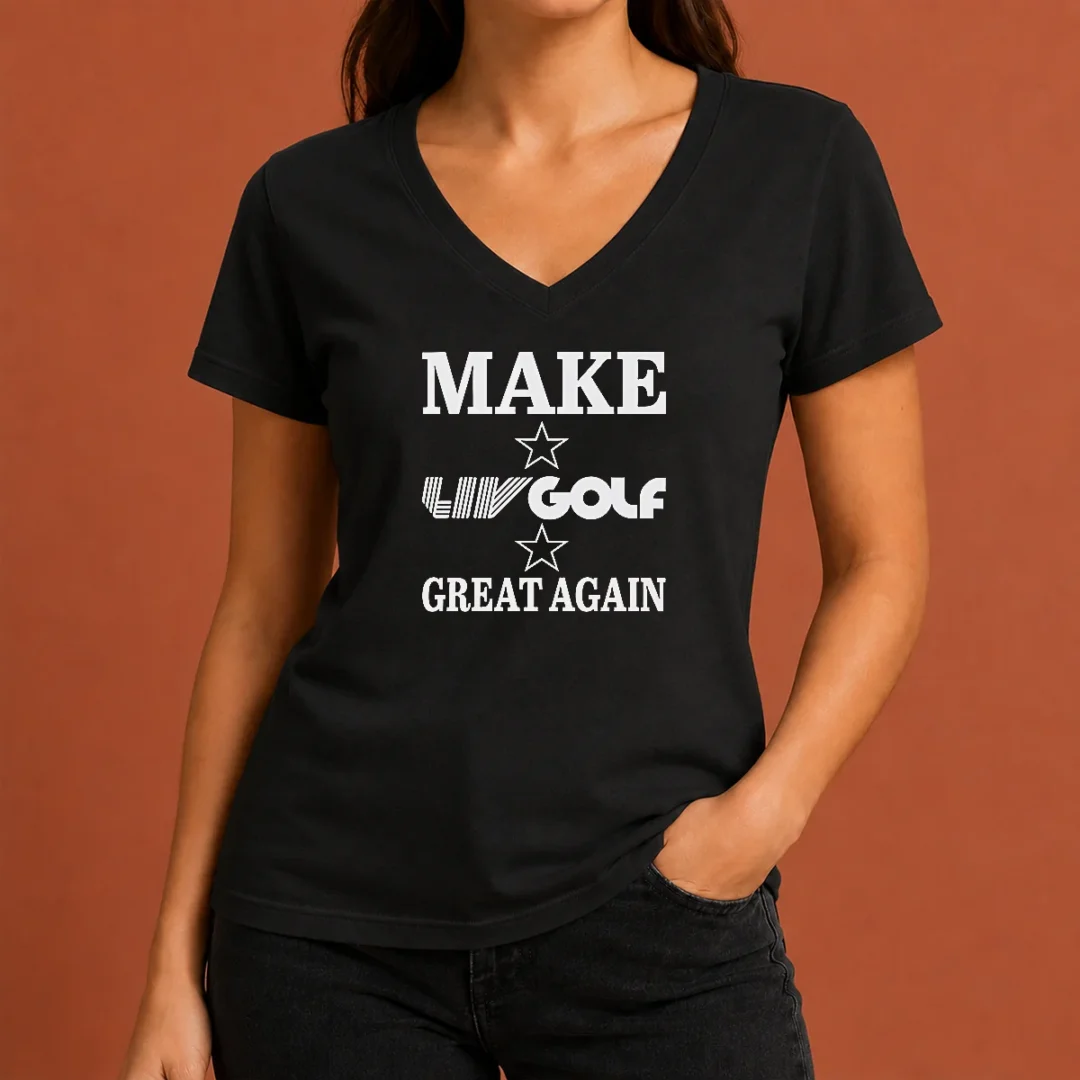 pretty-top-make-liv-golf-great-again-v-neck-shirt Pretty Top Make LIV Golf Great Again V-Neck Shirt