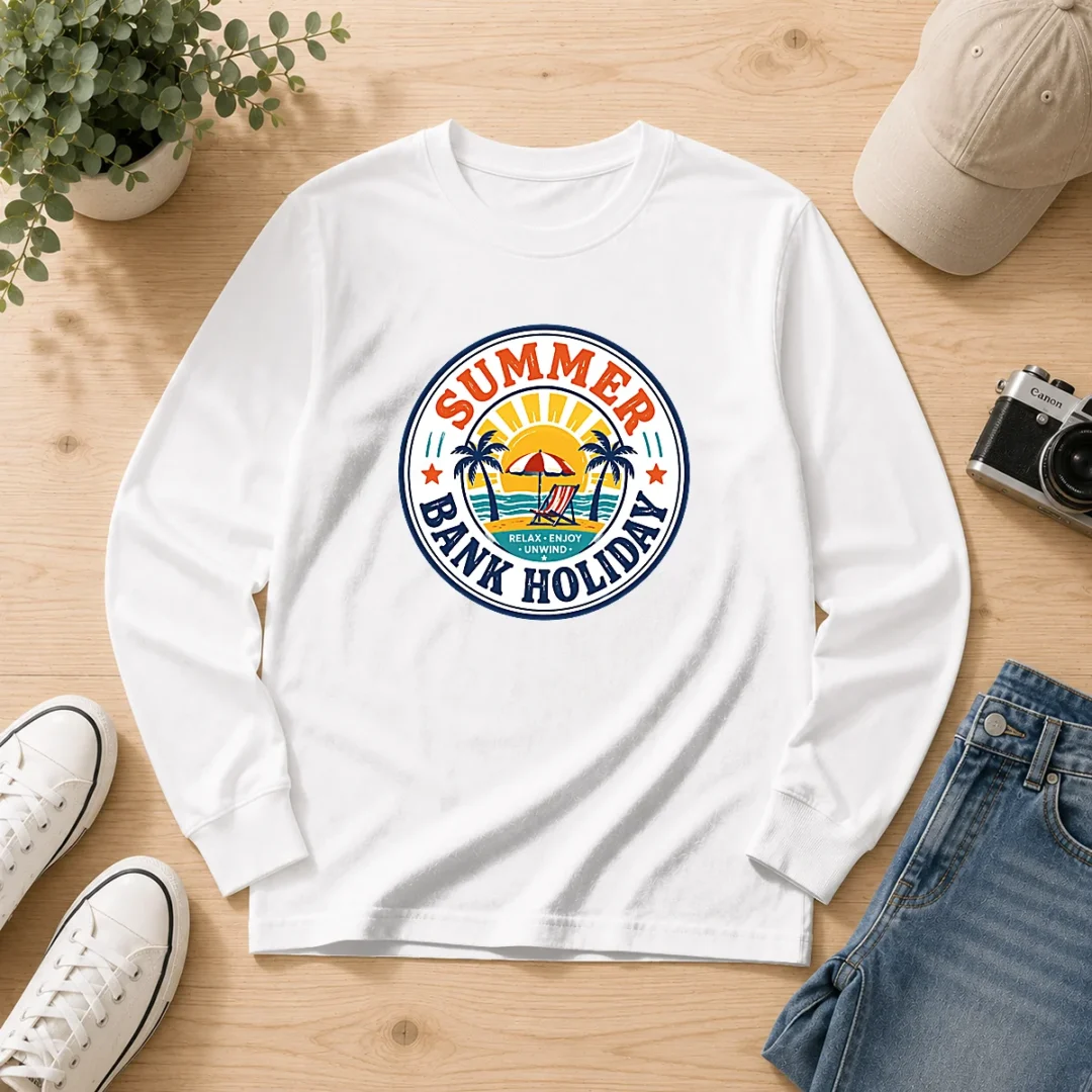 pretty-vintage-badge-summer-bank-holiday-relax-enjoy-unwind-long-sleeve-shirt Pretty Vintage Badge Summer Bank Holiday Relax Enjoy Unwind Long Sleeve Shirt