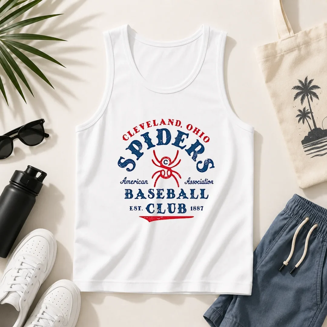 pretty-vintage-cleveland-spiders-american-association-baseball-club-est-1887-tank-top Pretty Vintage Cleveland Spiders American Association Baseball Club Est 1887 Tank Top