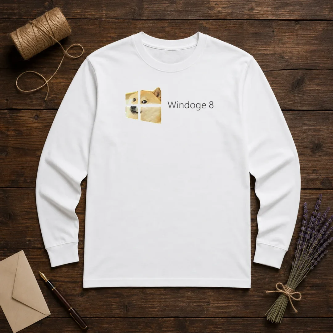 pretty-windoge-8-doge-windows-logo-long-sleeve-shirt Pretty Windoge 8 Doge Windows Logo Long Sleeve Shirt